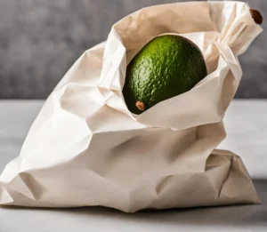 Avocado ripening quick way - paper bag method