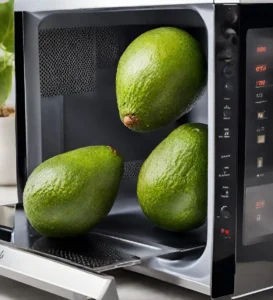 Ripening avocado in microwave