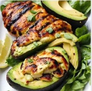 Grilled Avocado Chicken - delicious avocado recipes